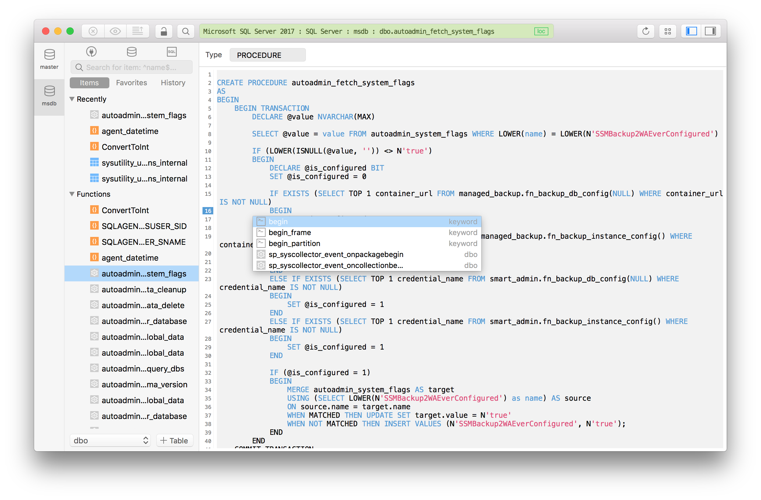 ms sql client for mac